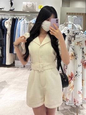 「ROYAL PARTY（ロイヤルパーティー）のアイテム」を使った、ROYALPARTYさん（レディース・158cm）の春コーディネート