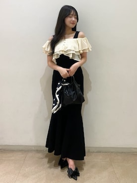 「ROYAL PARTY（ロイヤルパーティー）のアイテム」を使った、ROYALPARTYさん（レディース・157cm）の夏コーディネート