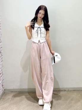 「ROYAL PARTY（ロイヤルパーティー）のアイテム」を使った、ROYALPARTYさん（レディース・166cm）の夏コーディネート