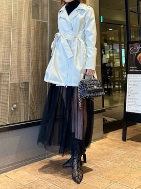 「ROYAL PARTY（ロイヤルパーティー）のアイテム（その他アウター）」を使った、ROYALPARTYさん（レディース・155cm）の秋コーディネート