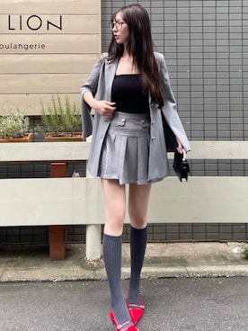 「ROYAL PARTY（ロイヤルパーティー）のアイテム（その他アウター）」を使った、ROYALPARTYさん（レディース・167cm）の秋コーディネート