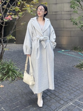 「ROYAL PARTY（ロイヤルパーティー）のアイテム（その他アウター）」を使った、ROYALPARTYさん（レディース・167cm）の冬コーディネート