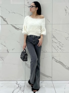 「ROYAL PARTY（ロイヤルパーティー）のアイテム（ニット/セーター）」を使った、ROYALPARTYさん（レディース・161cm）の秋コーディネート