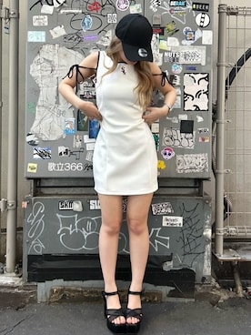 「ROYAL PARTY（ロイヤルパーティー）のアイテム」を使った、ROYALPARTYさん（レディース・155cm）の夏コーディネート