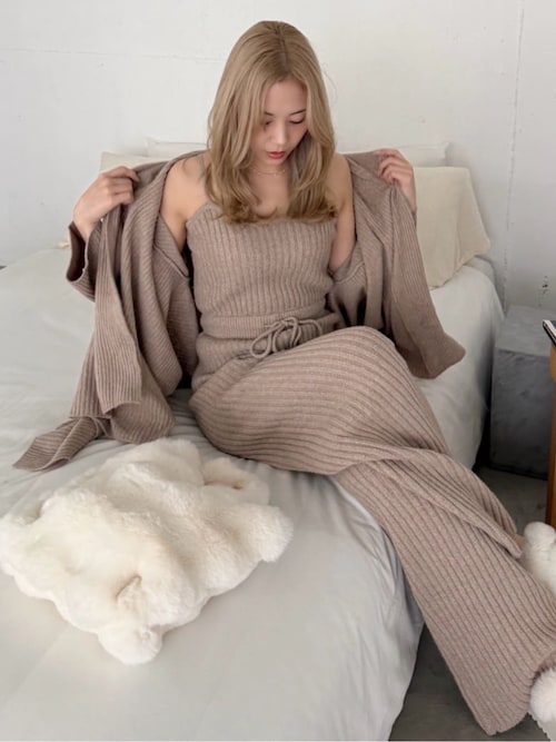  PARTY イレヘムカーデメリブニットオール インワン イレヘムカーデ×リブニットオールインワン｜ROYAL PARTY