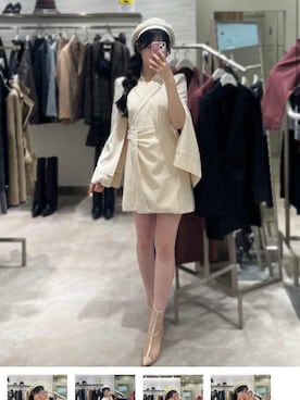 「アイテム（ハンチング/ベレー帽）」を使った、ROYALPARTYさん（レディース・157cm）の夏コーディネート