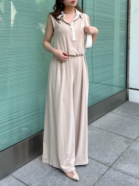 「アイテム（つなぎ/オールインワン）」を使った、ROYALPARTYさん（レディース・154cm）の夏コーディネート