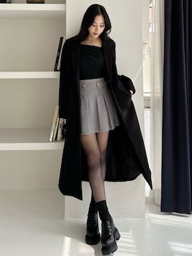 「ROYAL PARTY（ロイヤルパーティー）のアイテム（その他アウター）」を使った、ROYALPARTYさん（レディース・161cm）の秋コーディネート