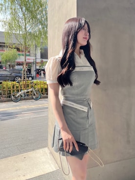 「ROYAL PARTY（ロイヤルパーティー）のアイテム」を使った、ROYALPARTYさん（レディース・157cm）の夏コーディネート