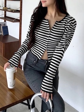 「ROYAL PARTY（ロイヤルパーティー）のアイテム（ニット/セーター）」を使った、ROYALPARTYさん（レディース・161cm）の秋コーディネート