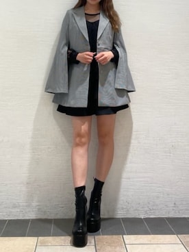 「ROYAL PARTY（ロイヤルパーティー）のアイテム（その他アウター）」を使った、ROYALPARTYさん（レディース・164cm）の夏コーディネート
