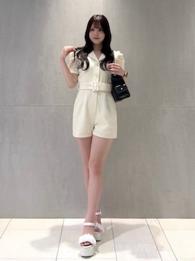 「ROYAL PARTY（ロイヤルパーティー）のアイテム」を使った、ROYALPARTYさん（レディース・161cm）の春コーディネート