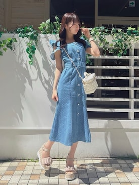 「ROYAL PARTY（ロイヤルパーティー）のアイテム」を使った、ROYALPARTYさん（レディース・165cm）の春コーディネート