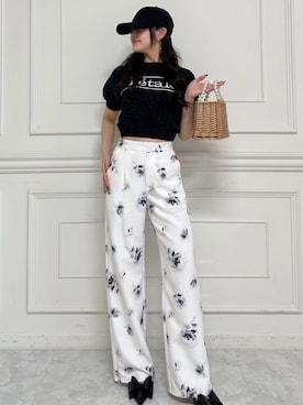 「ROYAL PARTY（ロイヤルパーティー）のアイテム（ニット/セーター）」を使った、ROYALPARTYさん（レディース・161cm）の春コーディネート