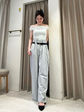 「ROYAL PARTY（ロイヤルパーティー）のアイテム」を使った、ROYALPARTYさん（レディース・162cm）の春コーディネート