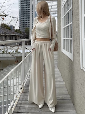 「アイテム（アンサンブル）」を使った、ROYALPARTYさん（レディース・161cm）の冬コーディネート