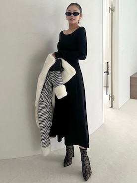 ROYALPARTYさん（レディース・161cm）の冬コーディネート
