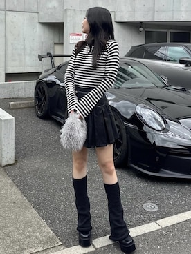 「ROYAL PARTY（ロイヤルパーティー）のアイテム（ニット/セーター）」を使った、ROYALPARTYさん（レディース・161cm）の秋コーディネート