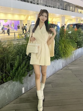 「ROYAL PARTY（ロイヤルパーティー）のアイテム」を使った、ROYALPARTYさん（レディース・166cm）の夏コーディネート