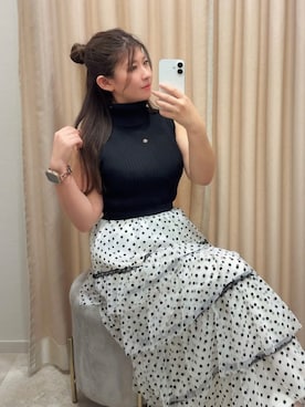 「ROYAL PARTY（ロイヤルパーティー）のアイテム」を使った、ROYALPARTYさん（レディース・155cm）の春コーディネート