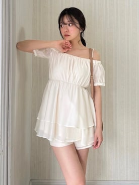 「ROYAL PARTY（ロイヤルパーティー）のアイテム」を使った、ROYALPARTYさん（レディース・158cm）の春コーディネート