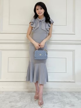 「ROYAL PARTY（ロイヤルパーティー）のアイテム（ショルダーバッグ）」を使った、ROYALPARTYさん（レディース・152cm）の春コーディネート