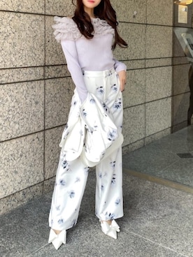 「ROYAL PARTY（ロイヤルパーティー）のアイテム（ニット/セーター）」を使った、ROYALPARTYさん（レディース・160cm）の冬コーディネート