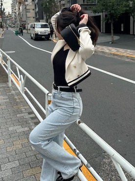 「ROYAL PARTY（ロイヤルパーティー）のアイテム（ニット/セーター）」を使った、ROYALPARTYさん（レディース・161cm）の冬コーディネート