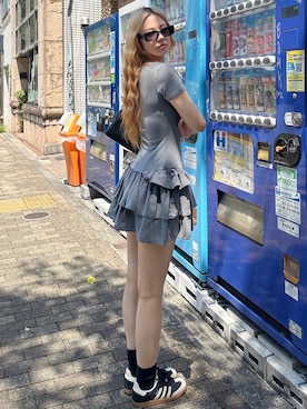 「ROYAL PARTY（ロイヤルパーティー）のアイテム」を使った、ROYALPARTYさん（レディース・161cm）の夏コーディネート