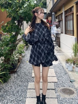 「ROYAL PARTY（ロイヤルパーティー）のアイテム」を使った、ROYALPARTYさん（レディース・166cm）の秋コーディネート