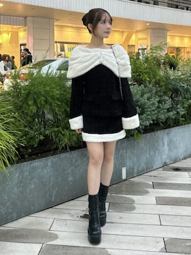 「ROYAL PARTY（ロイヤルパーティー）のアイテム」を使った、ROYALPARTYさん（レディース・150cm）の秋コーディネート