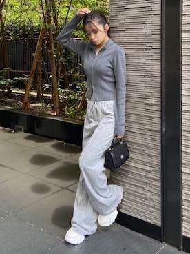 「ROYAL PARTY（ロイヤルパーティー）のアイテム（ニット/セーター）」を使った、ROYALPARTYさん（レディース・158cm）の秋コーディネート