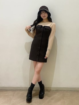 「ROYAL PARTY（ロイヤルパーティー）のアイテム」を使った、ROYALPARTYさん（レディース・157cm）の夏コーディネート