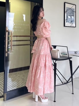 「ROYAL PARTY（ロイヤルパーティー）のアイテム（ショルダーバッグ）」を使った、ROYALPARTYさん（レディース・158cm）の春コーディネート