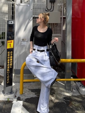 「ROYAL PARTY（ロイヤルパーティー）のアイテム」を使った、ROYALPARTYさん（レディース・161cm）の春コーディネート