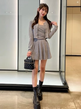 「アイテム（アンサンブル）」を使った、ROYALPARTYさん（レディース・166cm）の冬コーディネート