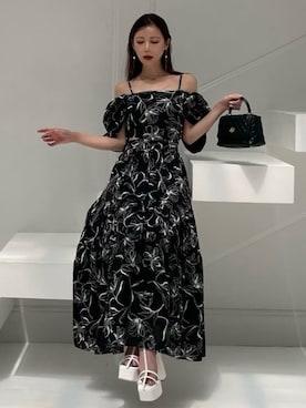 「ROYAL PARTY（ロイヤルパーティー）のアイテム（ショルダーバッグ）」を使った、ROYALPARTYさん（レディース・163cm）の春コーディネート