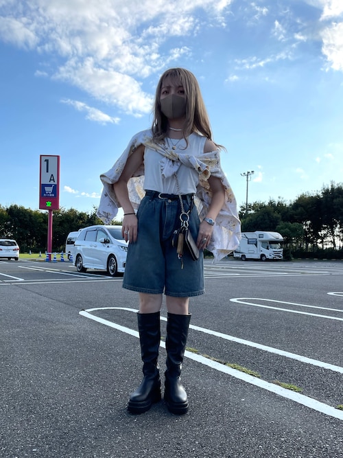 ORIRI ����肳��̃f�j���p���c�u���j�Z�b�N�X�ܕ��� �������n�[�t�p���c�iaimoha�b�A�C���n�j�v���g�����R�[�f�B�l�[�g