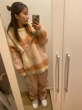 「しまむら（シマムラ）のアイテム（パンツ）」を使った、ゆづさん（レディース・160cm）の春コーディネート