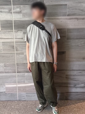 「アイテム（Tシャツ/カットソー）」を使った、Piさん（メンズ・179cm・30代）の夏コーディネート