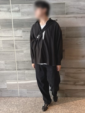 「アイテム（バッグ）」を使った、Piさん（メンズ・179cm・40代）の秋コーディネート