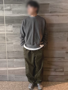 「アイテム（スウェット）」を使った、Piさん（メンズ・179cm・40代）の秋コーディネート