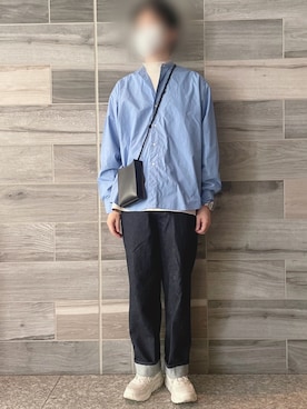 「THE NORTH FACE（ザノースフェイス）のアイテム（デニムパンツ）」を使った、Piさん（メンズ・178cm）の秋コーディネート