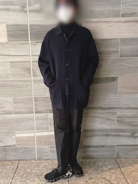 「le（ル）のアイテム（パンツ）」を使った、Piさん（メンズ・178cm）の冬コーディネート