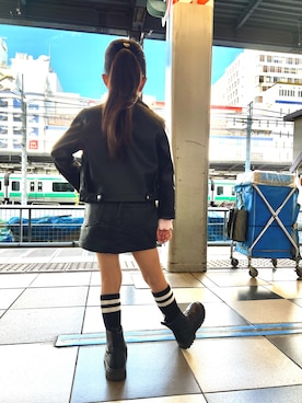 「アイテム（ジャケット/アウター）」を使った、ほっぺちゃんさん（キッズ・110cm）の秋コーディネート