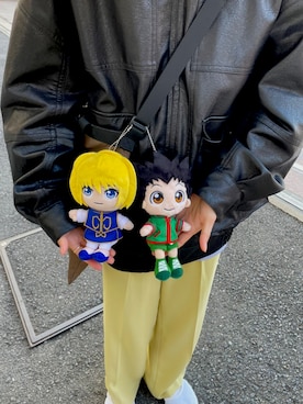 「USJ」｜「アイテム（ブルゾン）」を使った、ぽさん（レディース・157cm）の春コーディネート