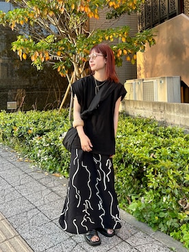 「Kastane」｜「アイテム（ワンピース/ドレス）」を使った、えぐっちょさん（レディース・155cm）の春コーディネート