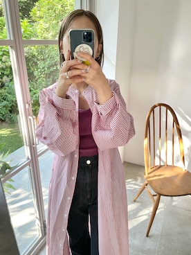 「Kastane（カスタネ）のアイテム（リング）」を使った、えぐっちょさん（レディース・157cm）の夏コーディネート