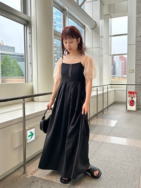 「アイテム（ハンドバッグ）」を使った、えぐっちょさん（レディース・155cm）の春コーディネート