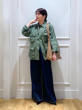 「アイテム（パンプス）」を使った、mahoさん（レディース・162cm・20代）の春コーディネート